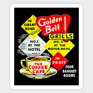 Golden Belt Grills  - Vintage 60s Aesthetic Sticker